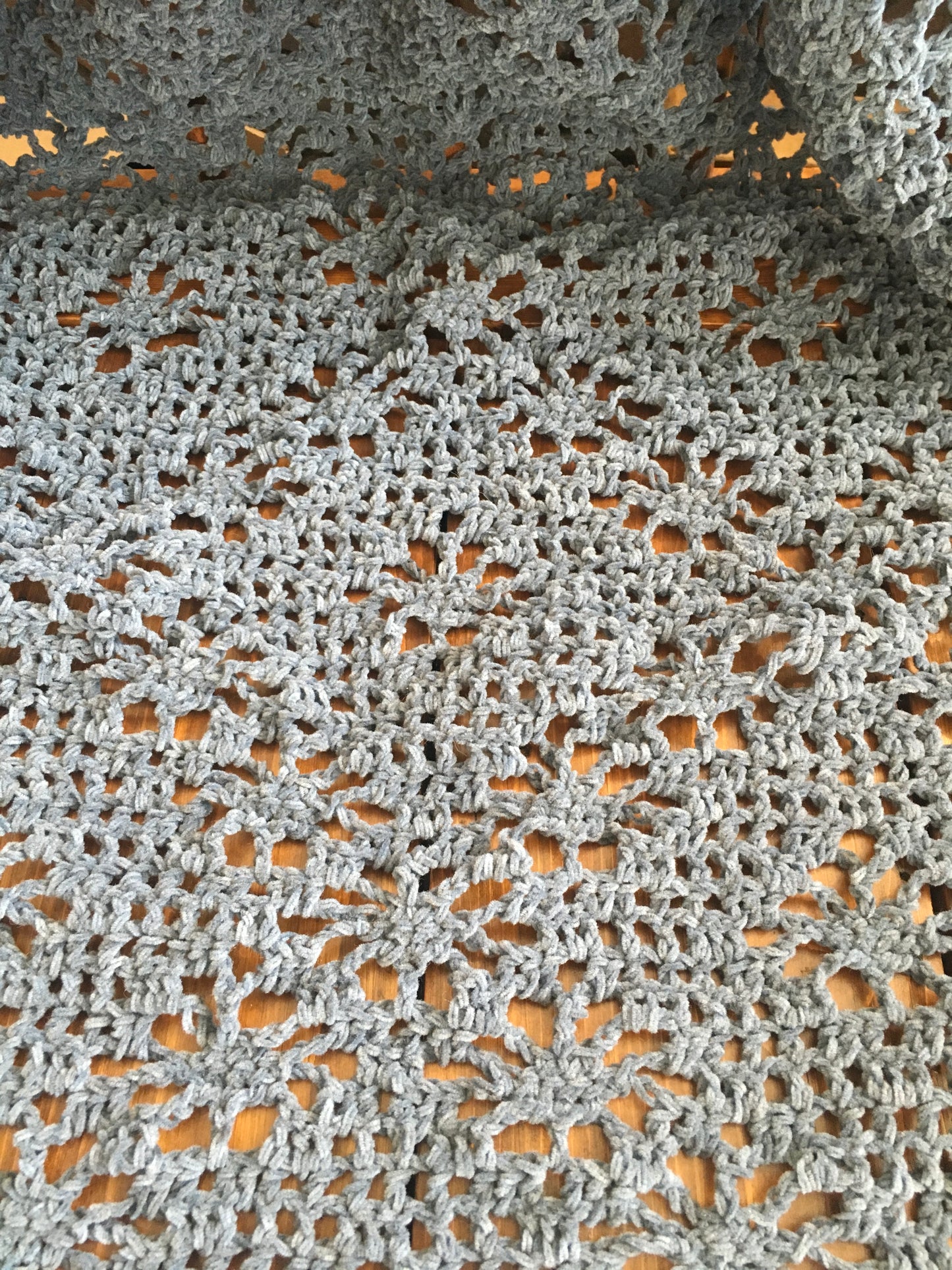 Lace Wool Chenille Throw Blanket